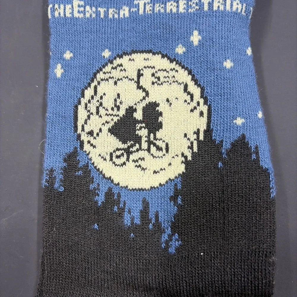 ET Movie Extra Terrestrial Men's Novelty Crew‎ Socks Fits Men's US 6-12